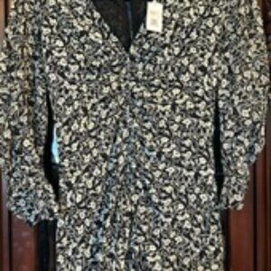 TOP SHop black and white dress